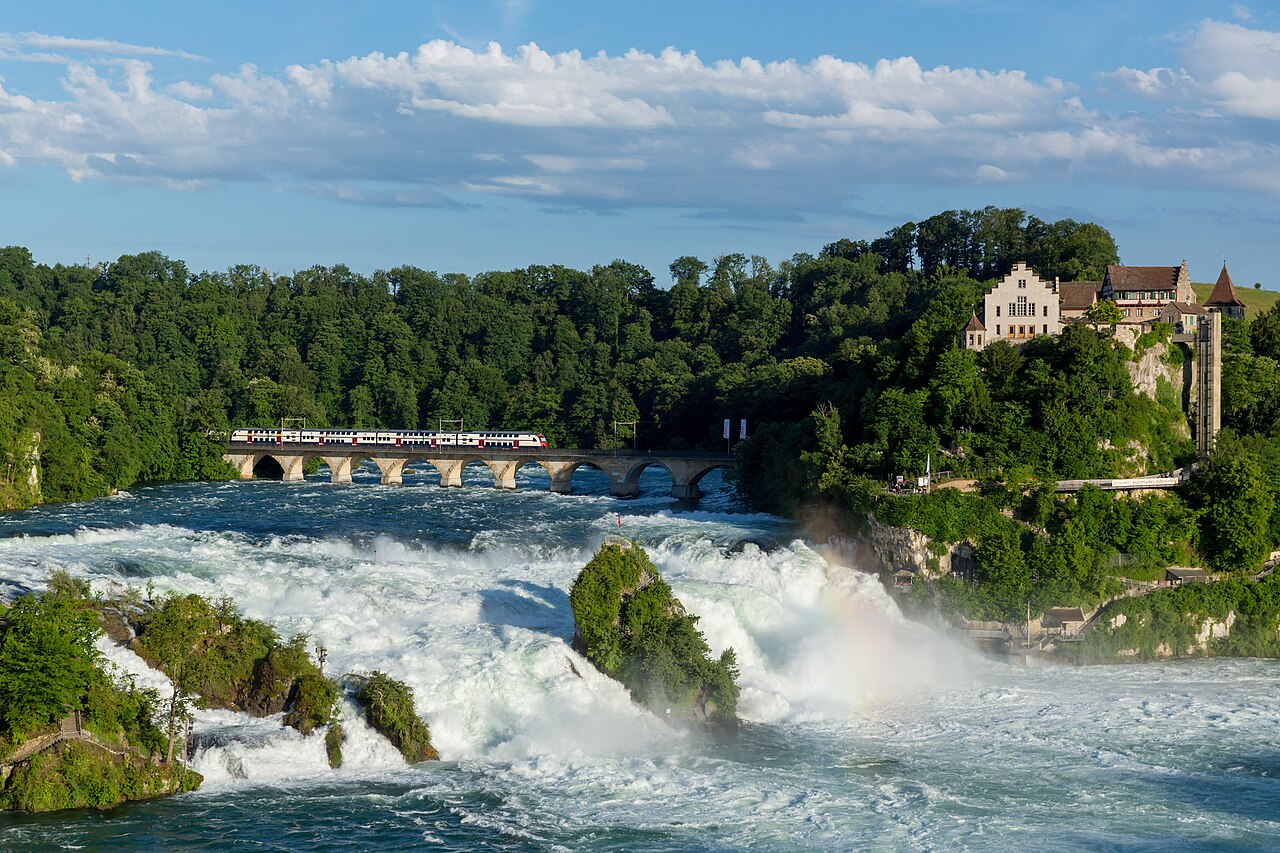 Rhine Falls and Laufen Castle, Switzerland