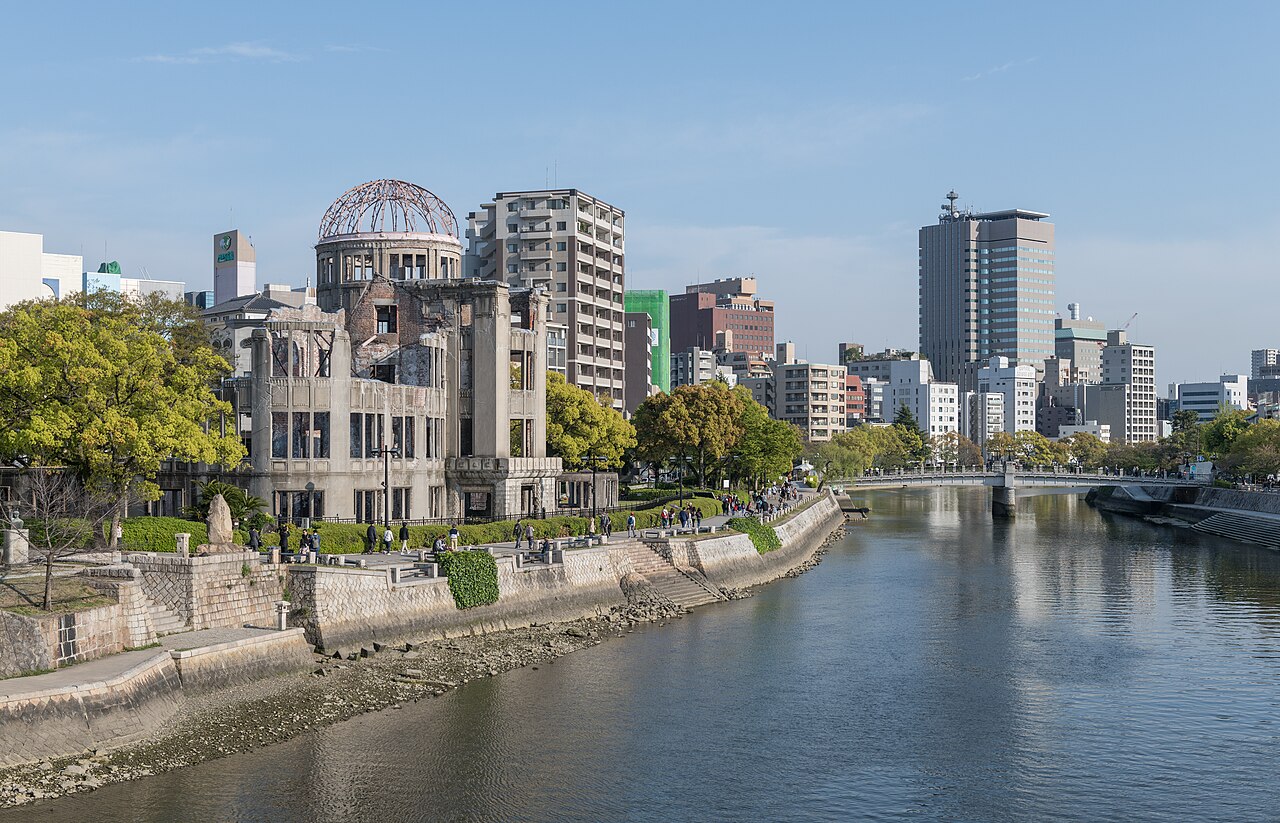 Atomic Bomb Dome and Motoyasu River, Hiroshima, Japan