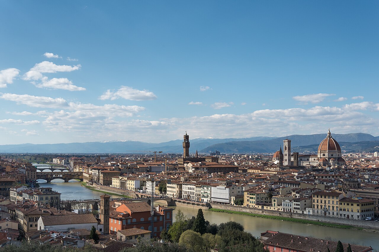 Florence seen from Piazzale Michelangelo, Italy
