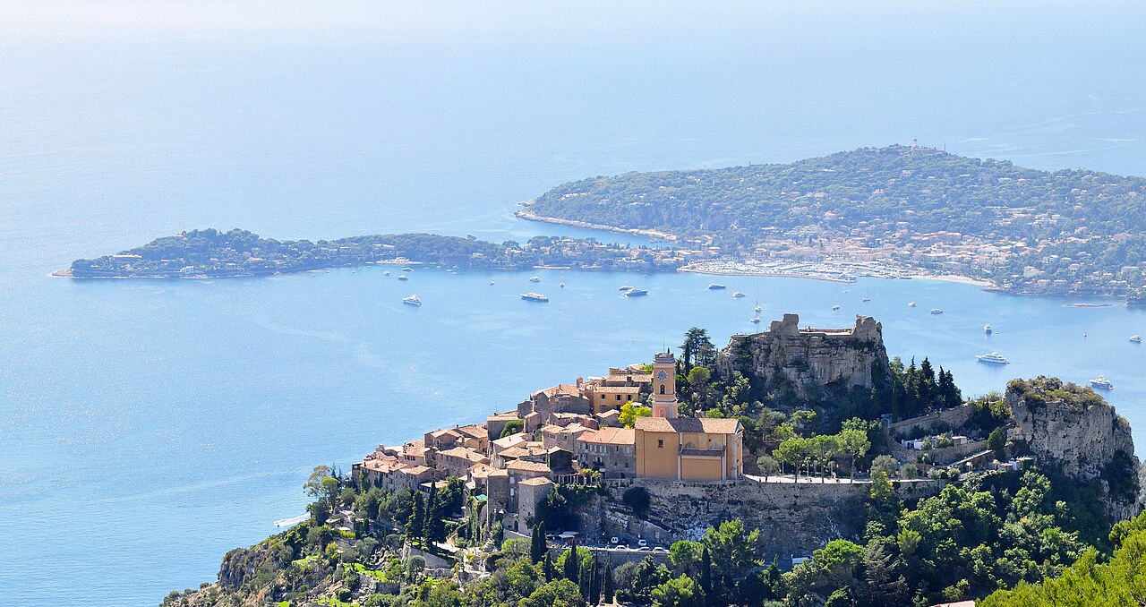 Èze and Cap Ferrat on the French Riviera, France