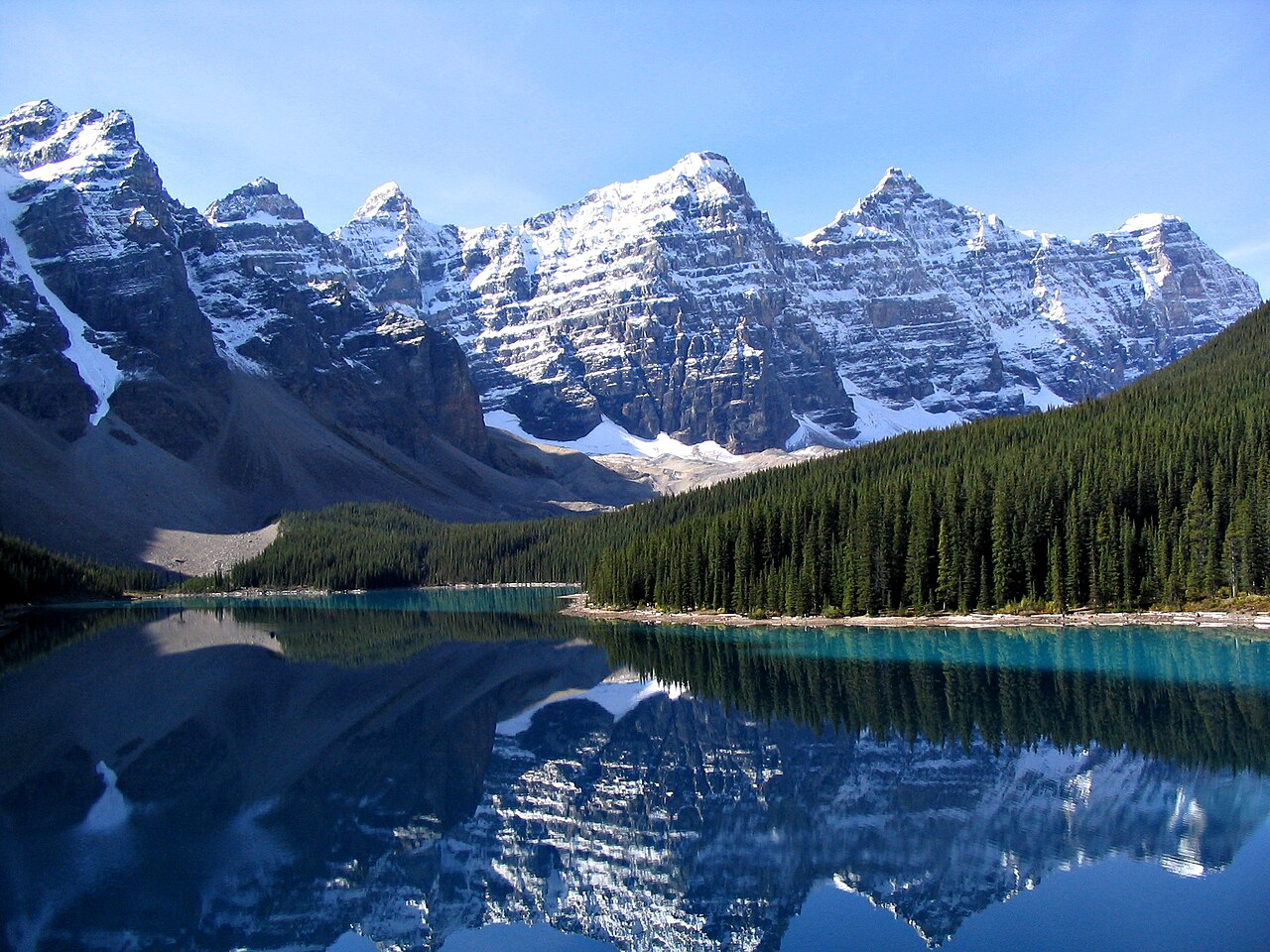 Moraine Lake and the Valley of the Ten Peaks, Banff National Park, Canada