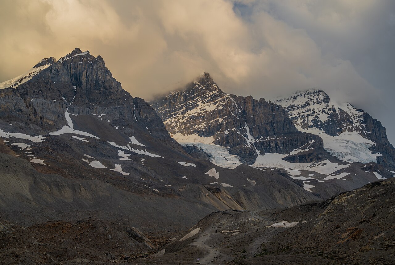 Mount Andromeda in Jasper National Park, Canada