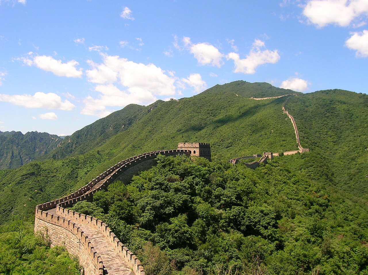 The Great Wall at Mutianyu, China