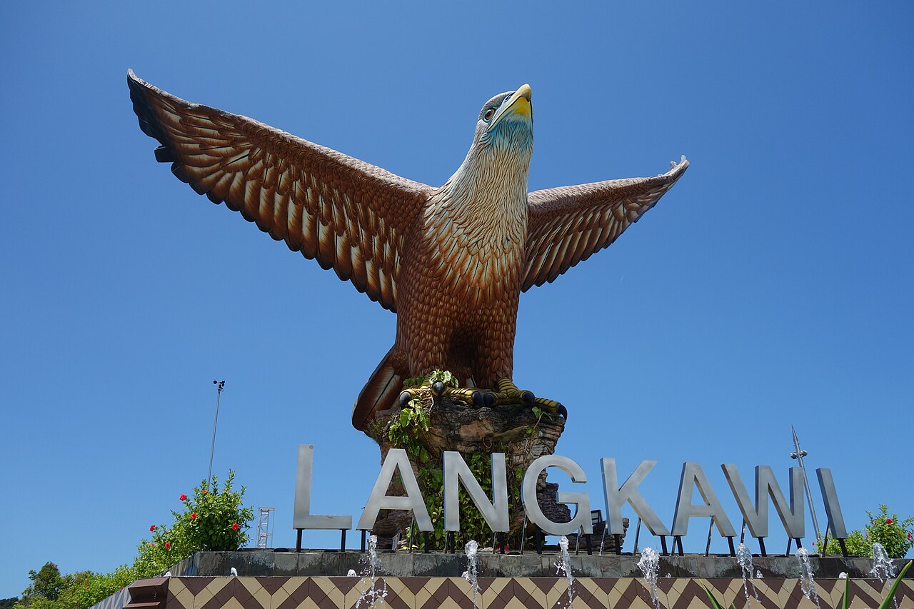The eagle monument at Kuah, Langkawi, Malaysia