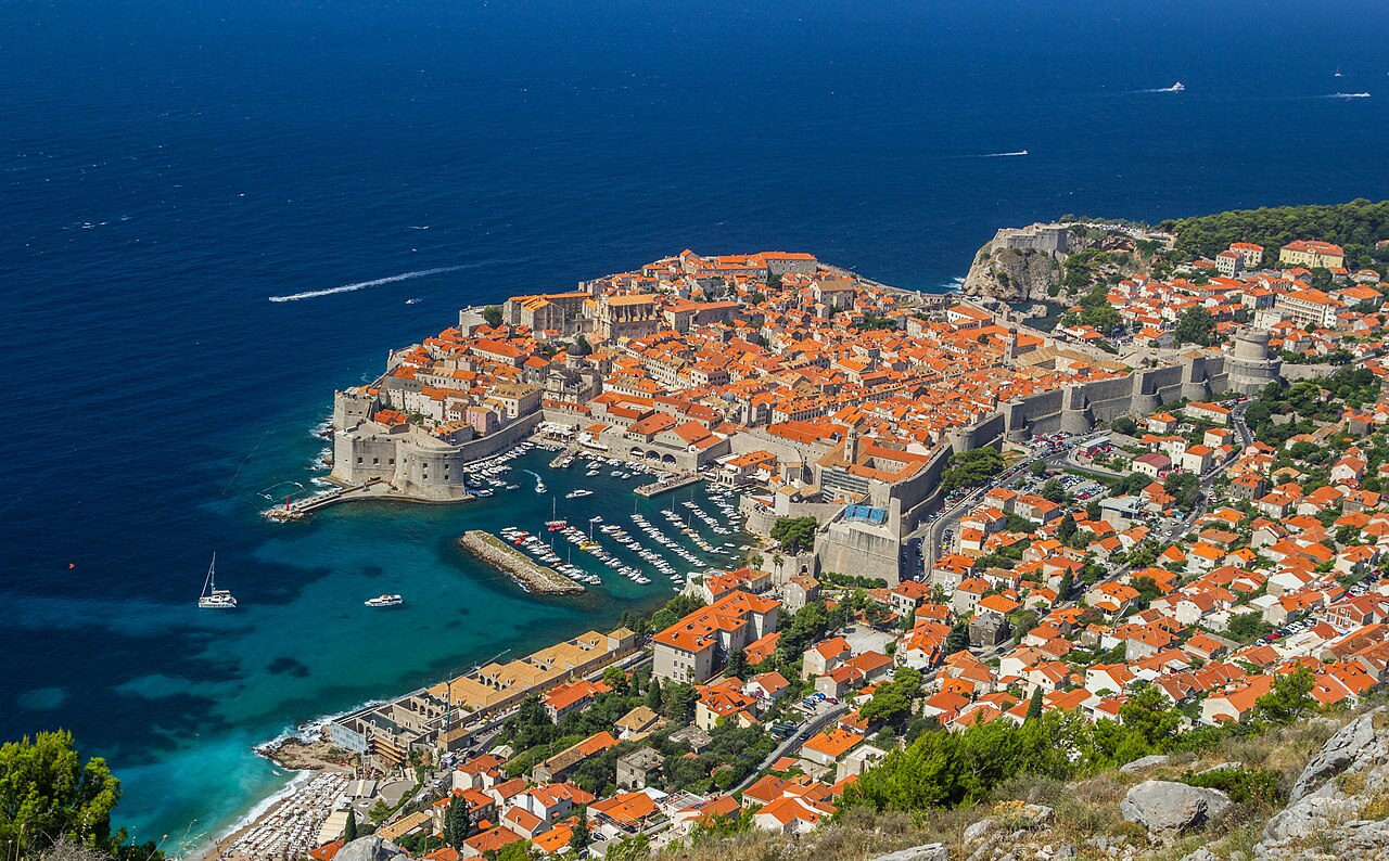 Dubrovnik's walled old city, Croatia