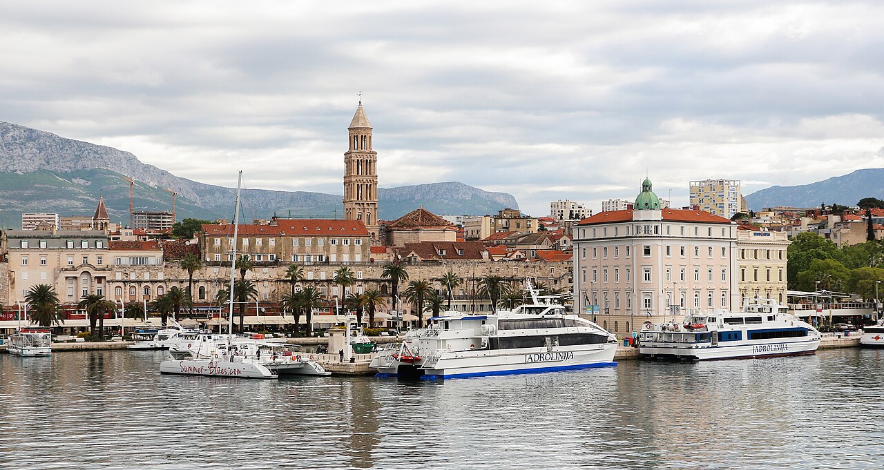 Diocletian's Palace in Split, Croatia