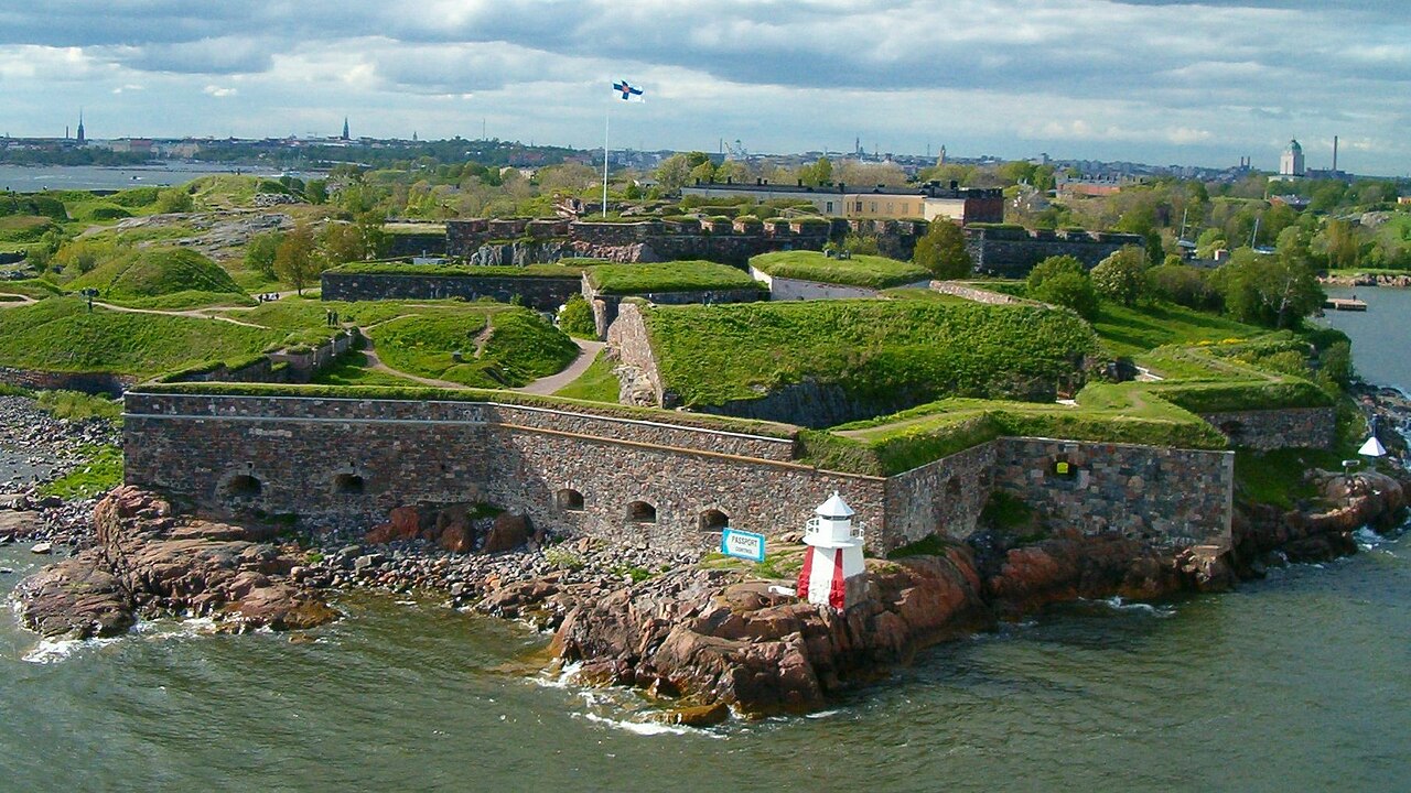 Suomenlinna fortress near Helsinki, Finland