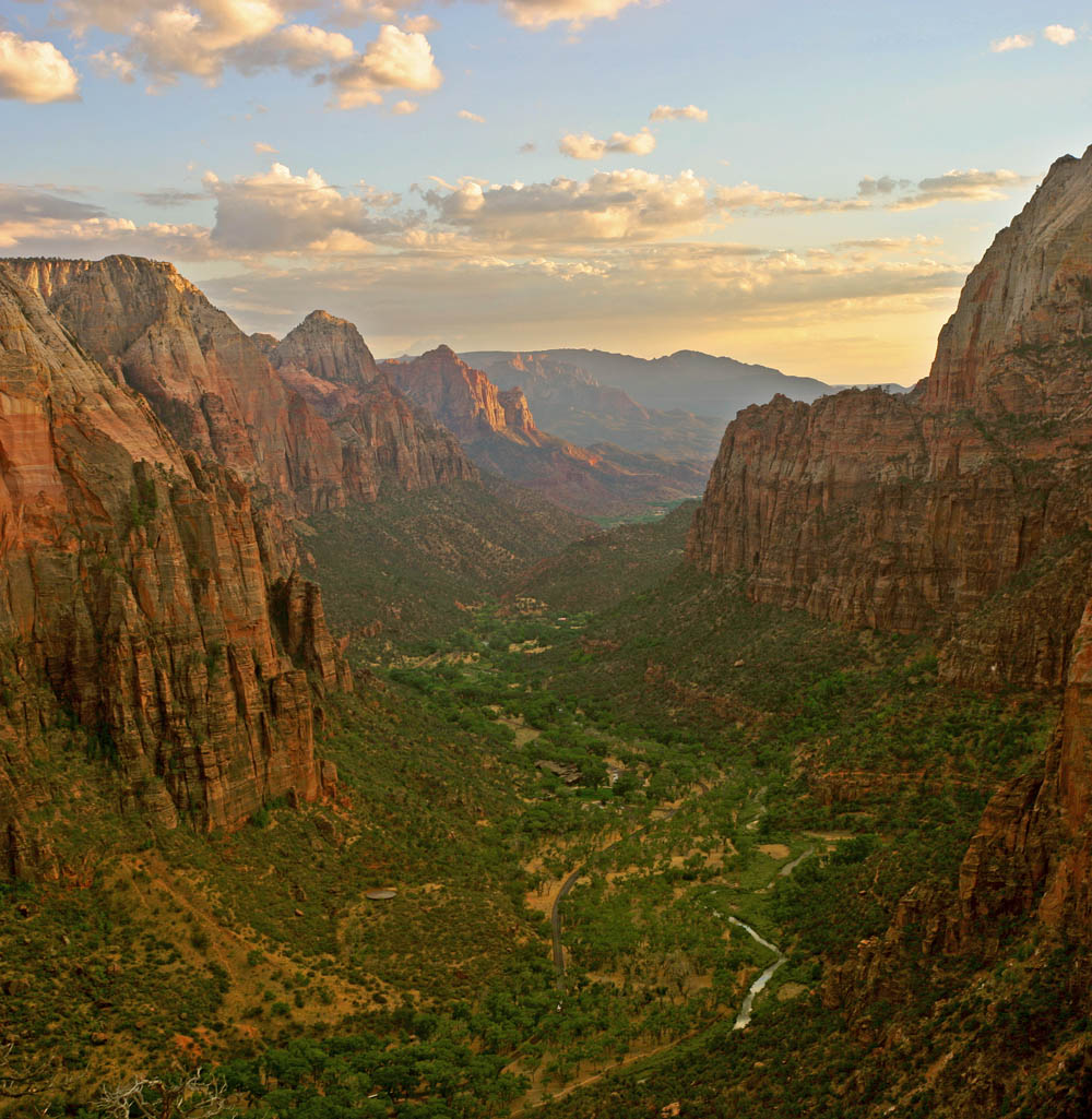 Zion Canyon viewed from Angels Landing, United States