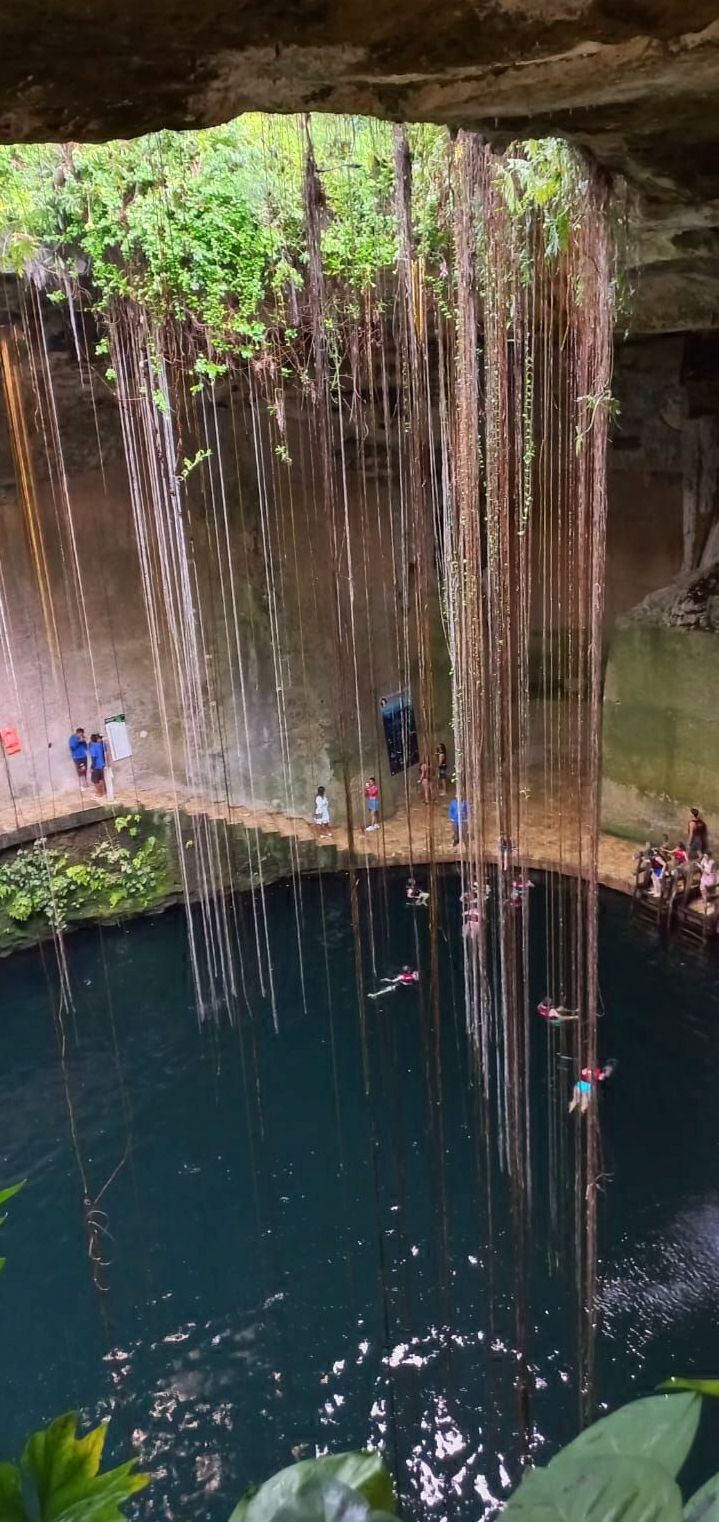 Ik Kil cenote on the Yucatán Peninsula, Mexico