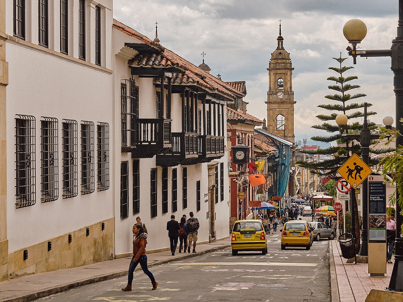 Historic streets in Bogotá, Colombia