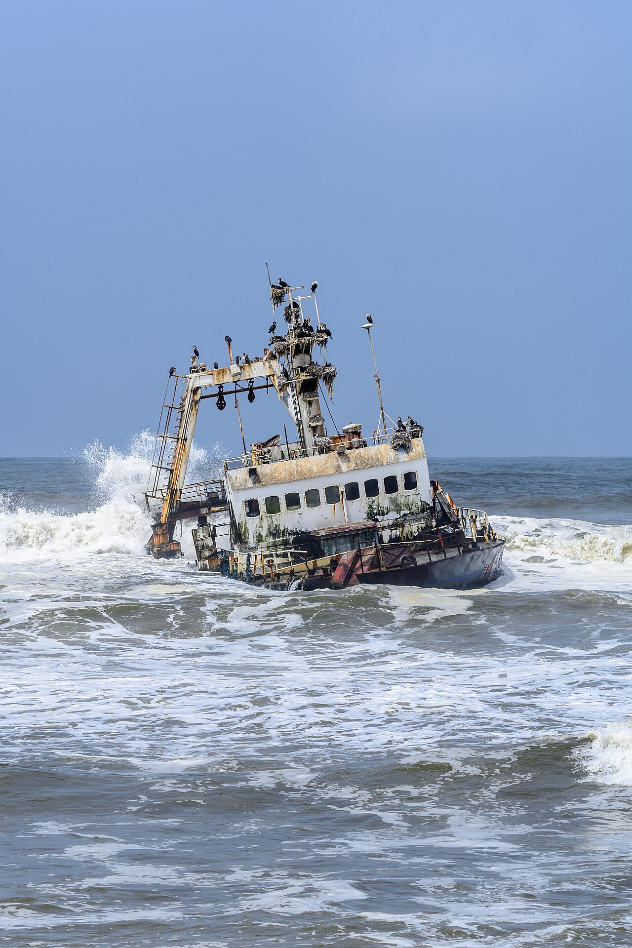A shipwreck on Namibia's Skeleton Coast
